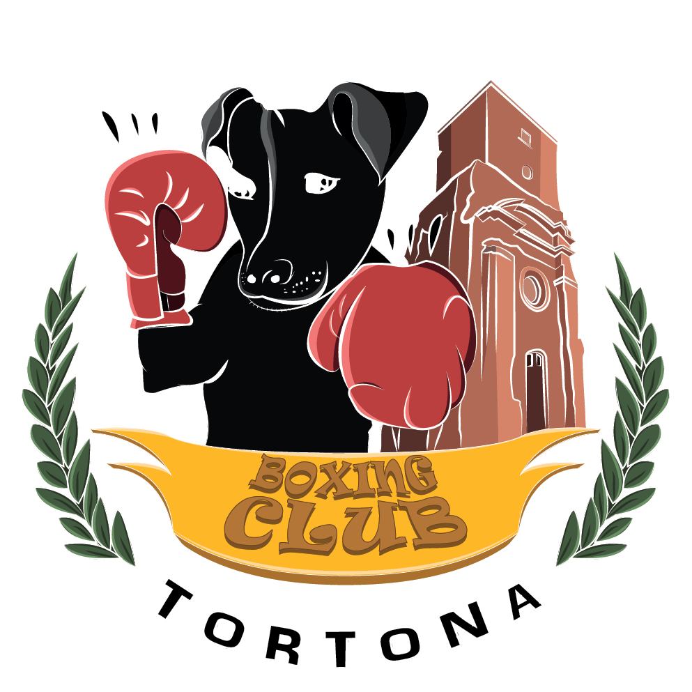 Logo - Boxing Club Tortona - Traccia Bianca - Sfondo Trasparente - [PNG]